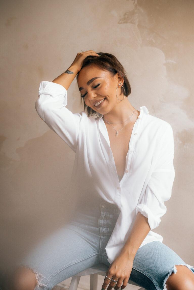 sesja portretowa ,kobieca w studio Bielsko Biała