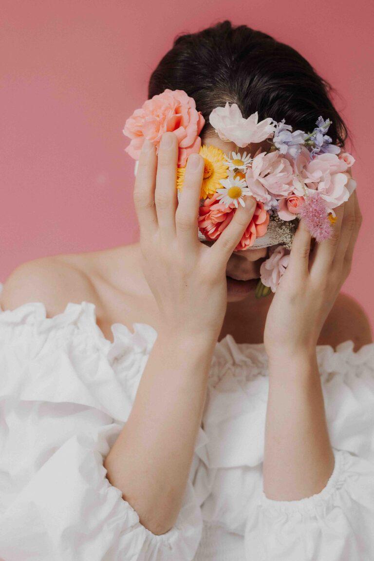 sesja artystyczna kwiatowa